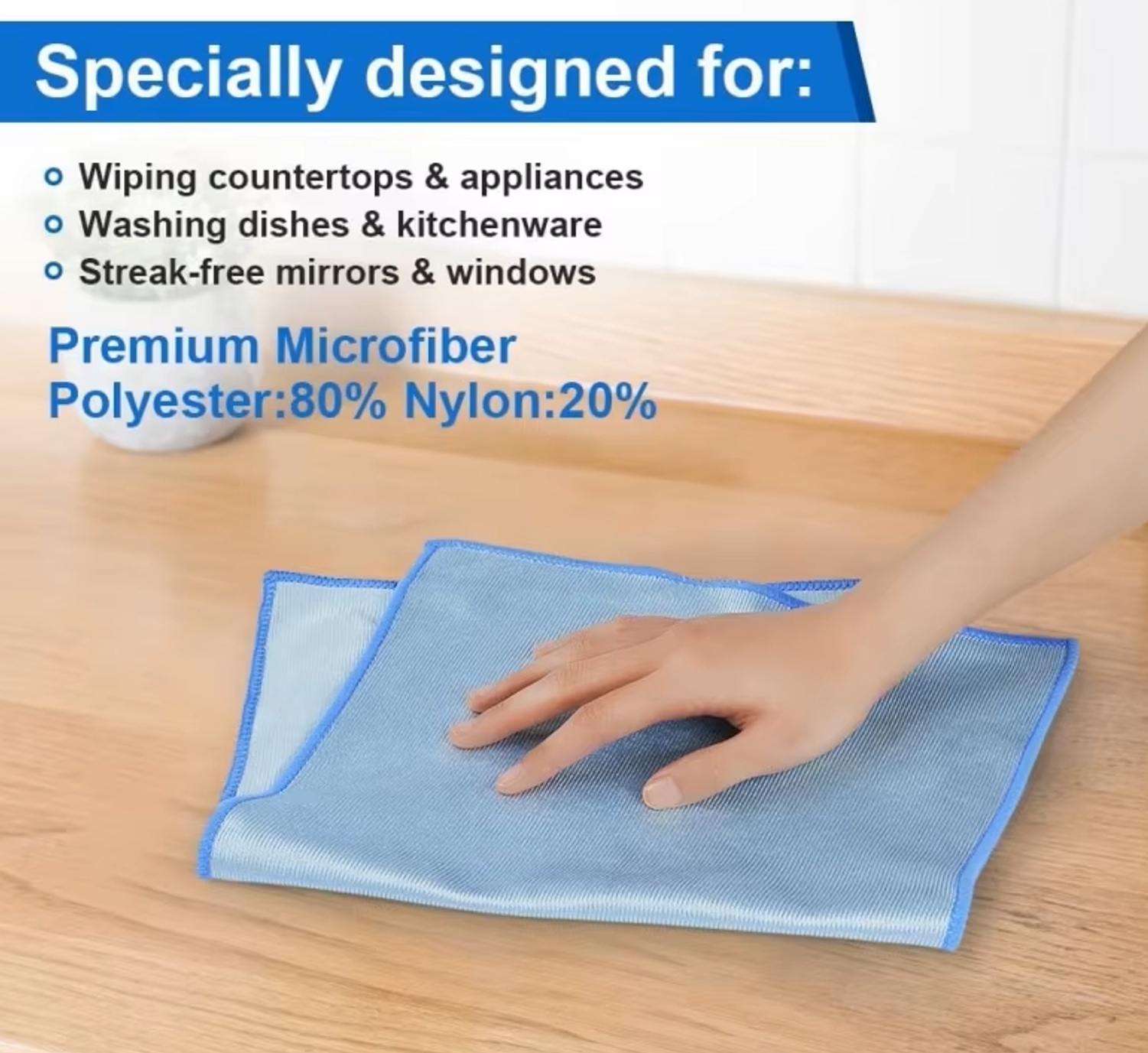 Micofiber Window Screen Glass Jewlery Cleaning Towel